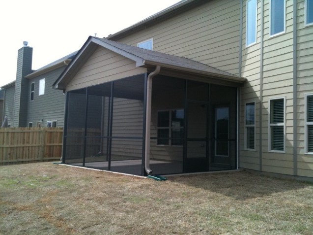 bronze aluminum screen wall