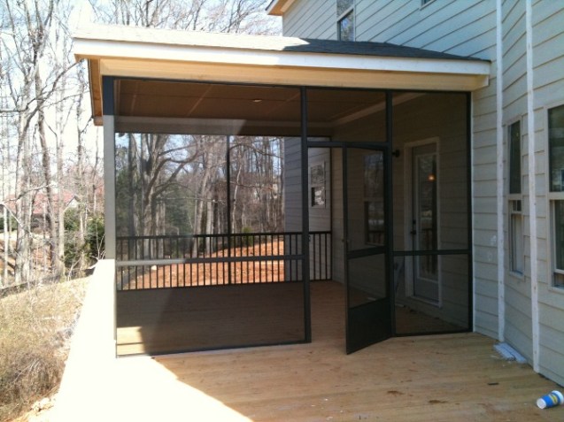 bronze aluminum screen wall