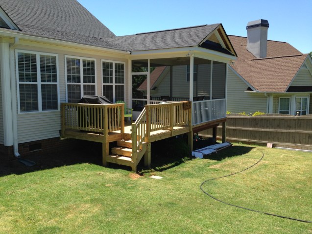 deck and porch expansion